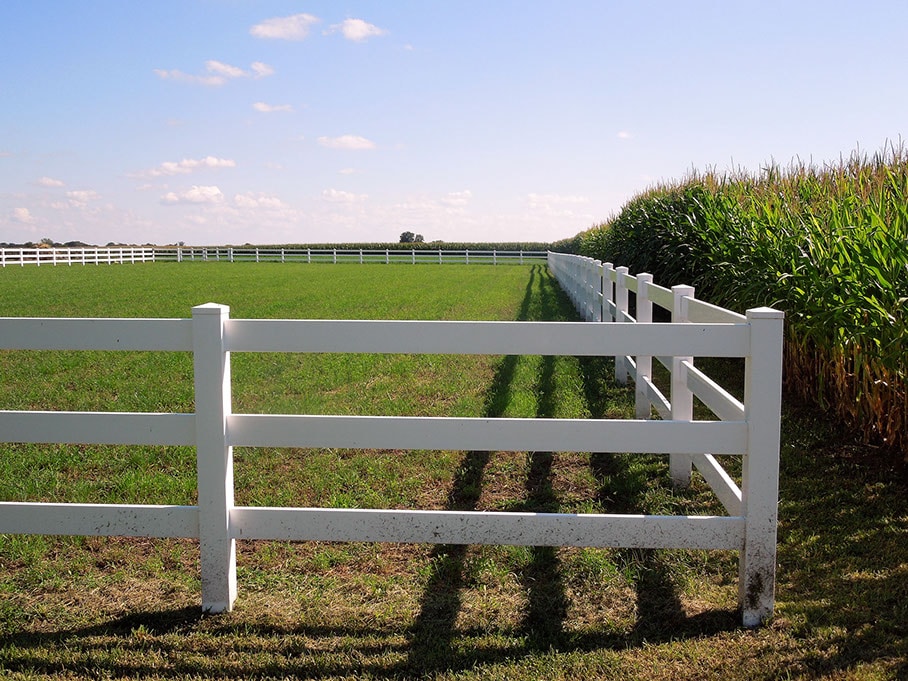 Vinyl Fence Installation by River City Fencing